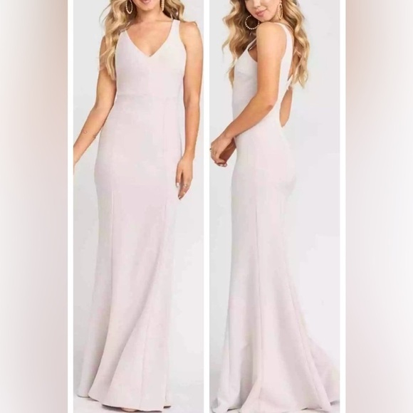 Show Me Your Mumu Morgan Gown Oyster - Picture 4 of 13